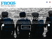 Tablet Screenshot of frogsrafting.com